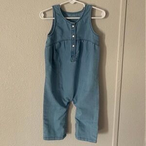 Wrangler Sleeveless Denim Romper